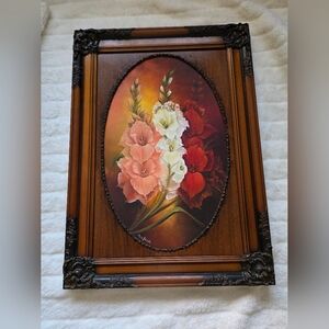 Vintage Ann Joseph Floral Elegance Home Art Painting